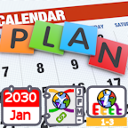 2030 Annual Calendar - General International
