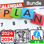 Base Annual Calendar Bundle - Current Year + 10